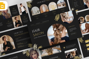 Hair Salon Google Slide Template